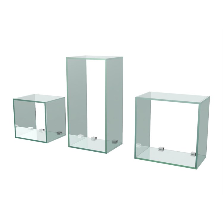 Etagere cube en verre in Mobilier et accessoires