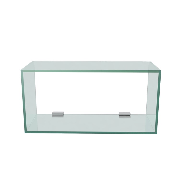 Wall glass cubes in Shelf brackets and Supports