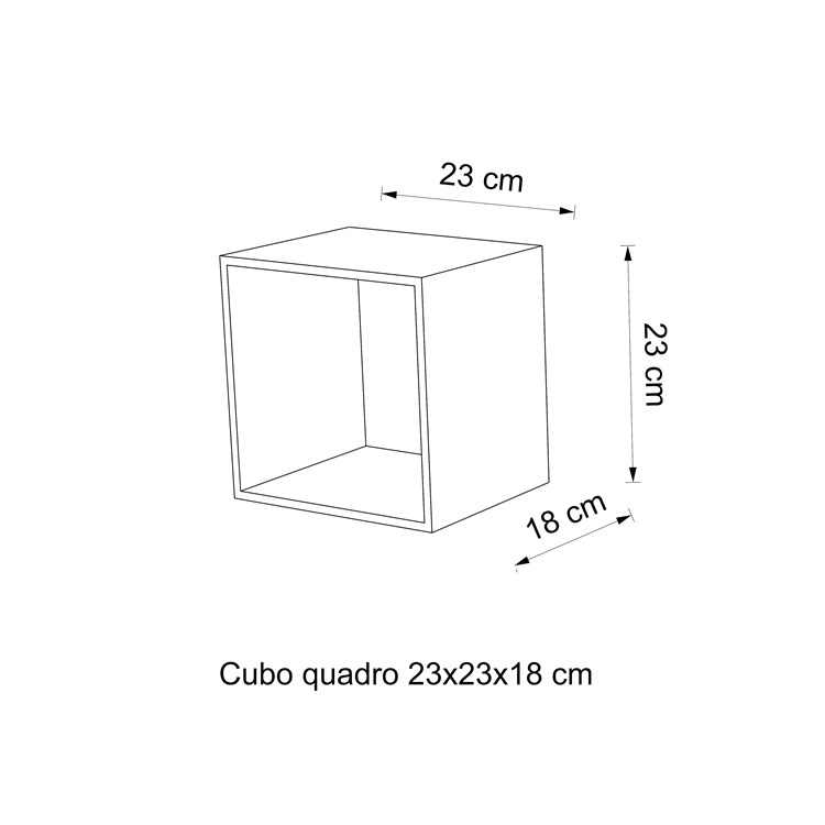 Wall glass cubes in Shelf brackets and Supports