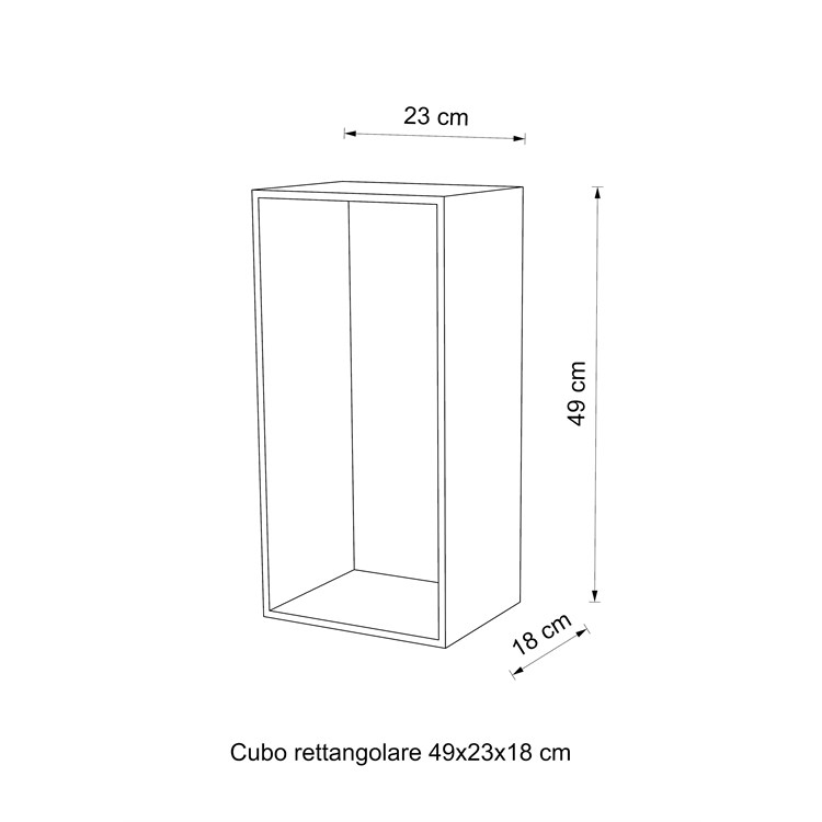 Etagere cube en verre in Mobilier et accessoires