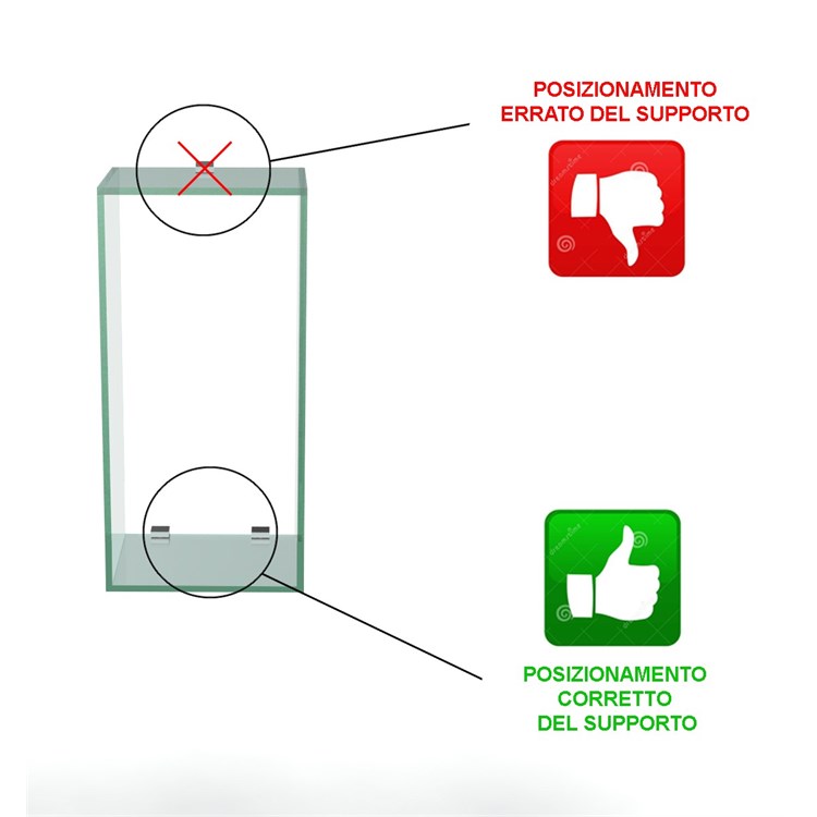 Etagere cube en verre in Mobilier et accessoires