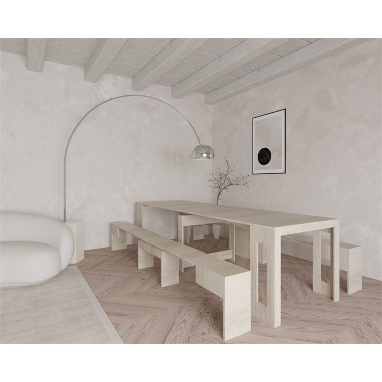 Kit Karen console extensible + bancs extensibles in Consolle