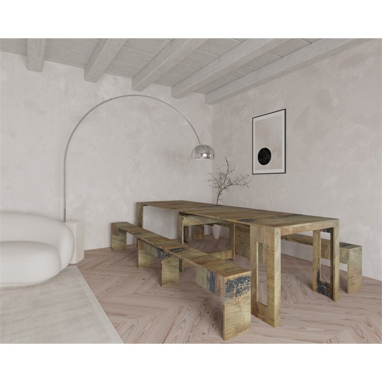 Kit Karen console extensible + bancs extensibles in Consolle