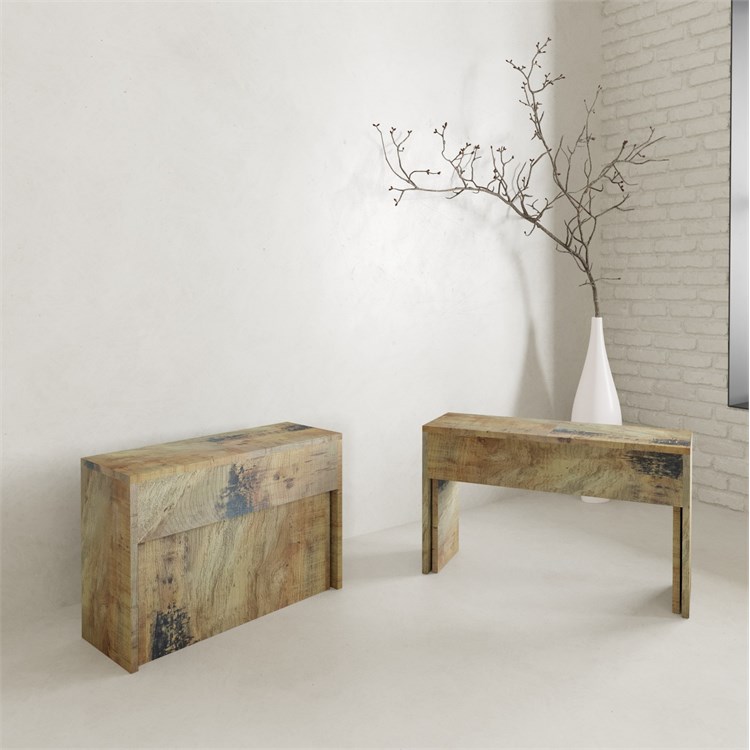 Karen banc extensible avec support d'extension - Made in Italy in Consolle