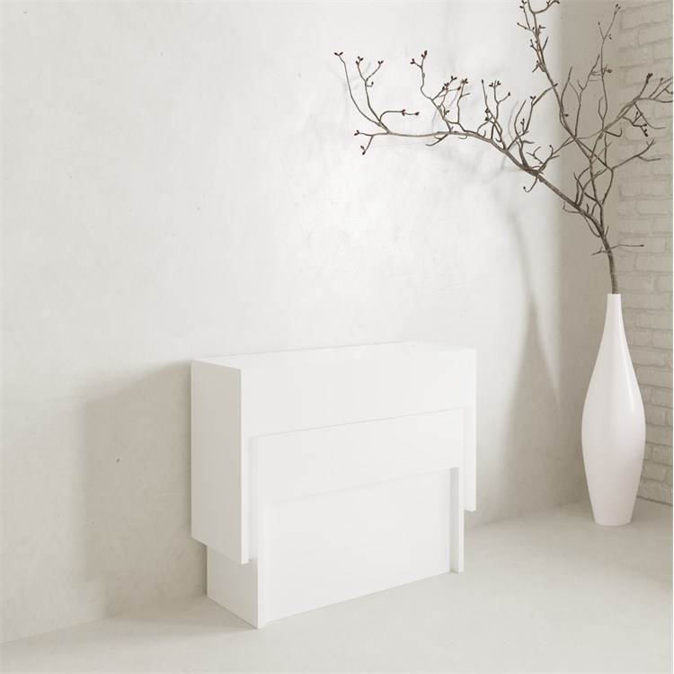 Karen extendable bench with extension holder in Consolle