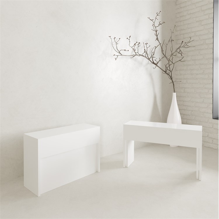Karen extendable bench with extension holder in Consolle