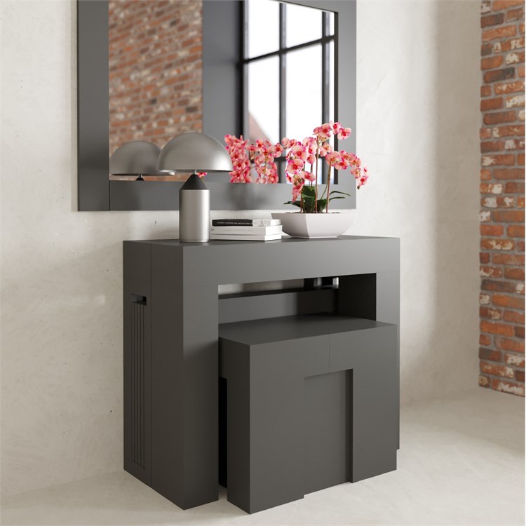 copy of Extensible console Kilika in laminated wood folding