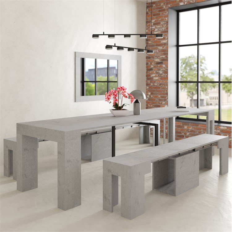 copy of Extensible console Kilika in laminated wood folding in Consolle