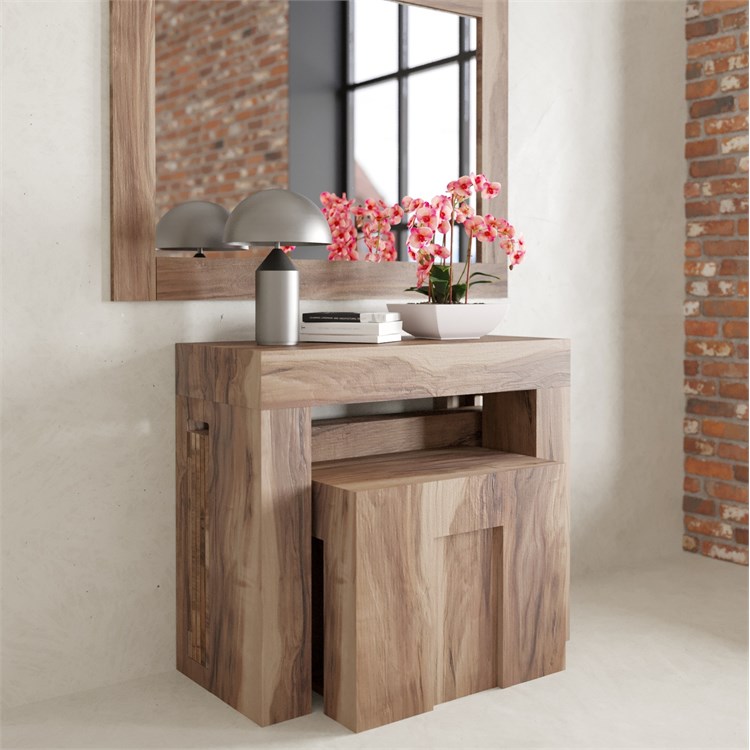 copy of Extensible console Kilika in laminated wood folding in Consolle