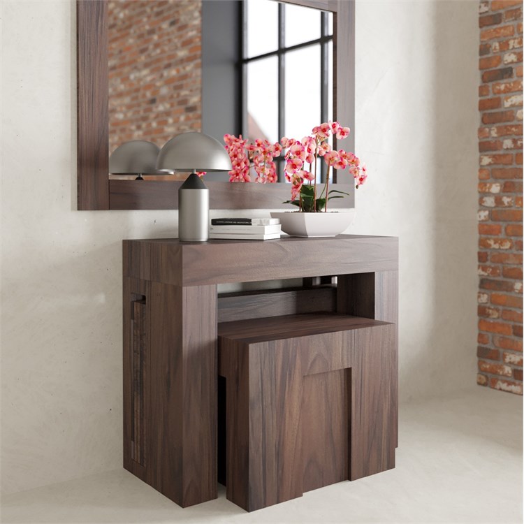 copy of Extensible console Kilika in laminated wood folding in Consolle