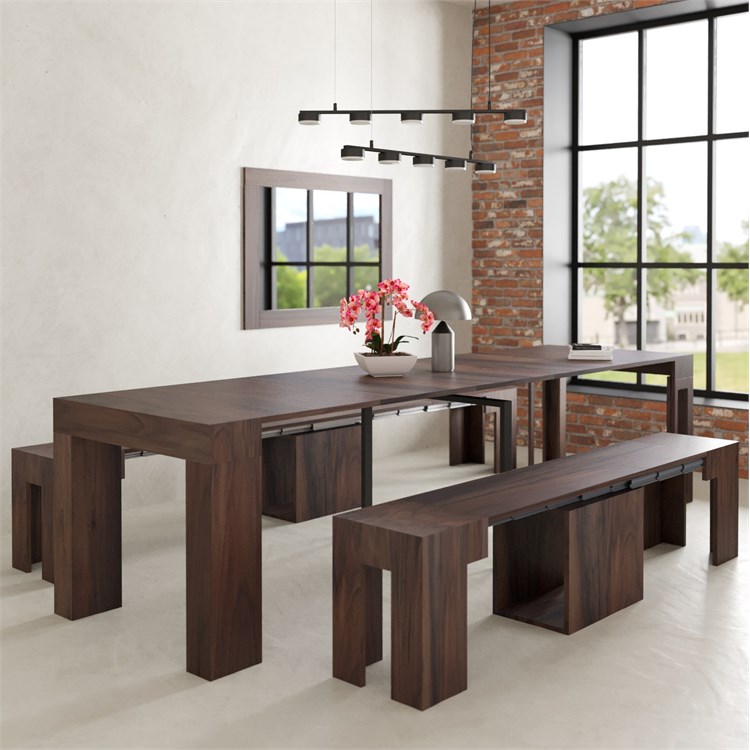 copy of Extensible console Kilika in laminated wood folding in Consolle