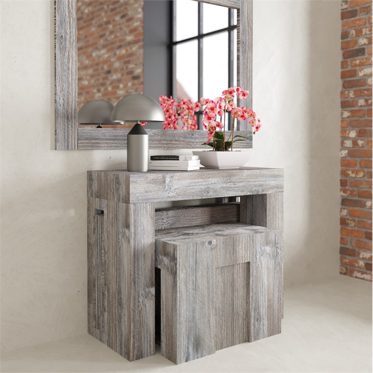 copy of Extensible console Kilika in laminated wood folding in Consolle