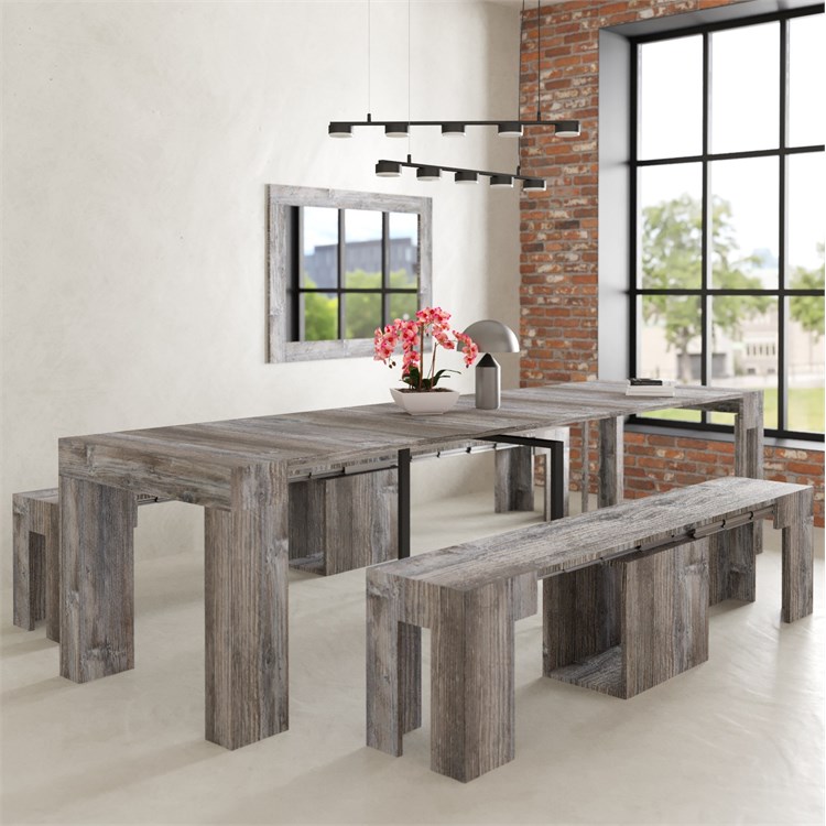 copy of Extensible console Kilika in laminated wood folding in Consolle