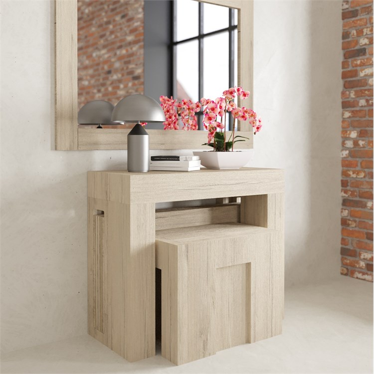 copy of Extensible console Kilika in laminated wood folding in Consolle