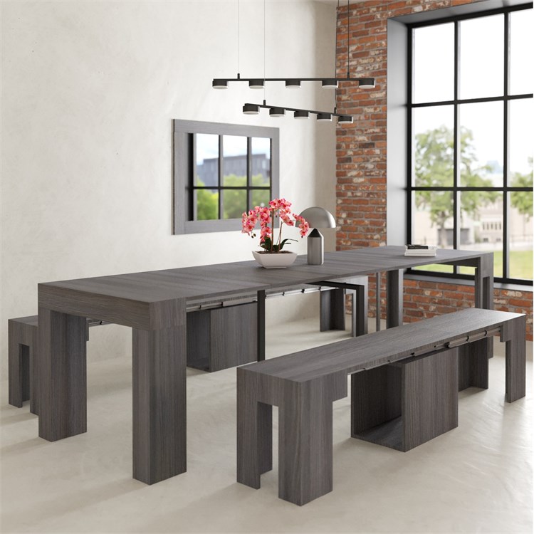 copy of Extensible console Kilika in laminated wood folding in Consolle