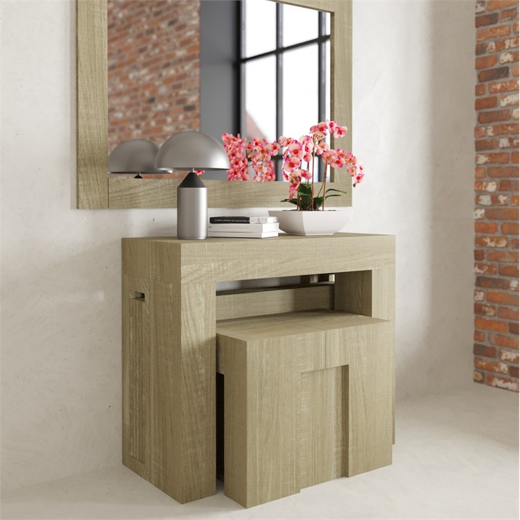 copy of Extensible console Kilika in laminated wood folding in Consolle