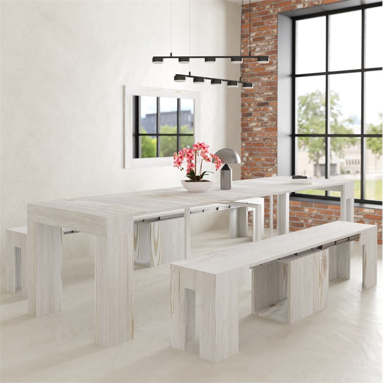 copy of Extensible console Kilika in laminated wood folding in Consolle