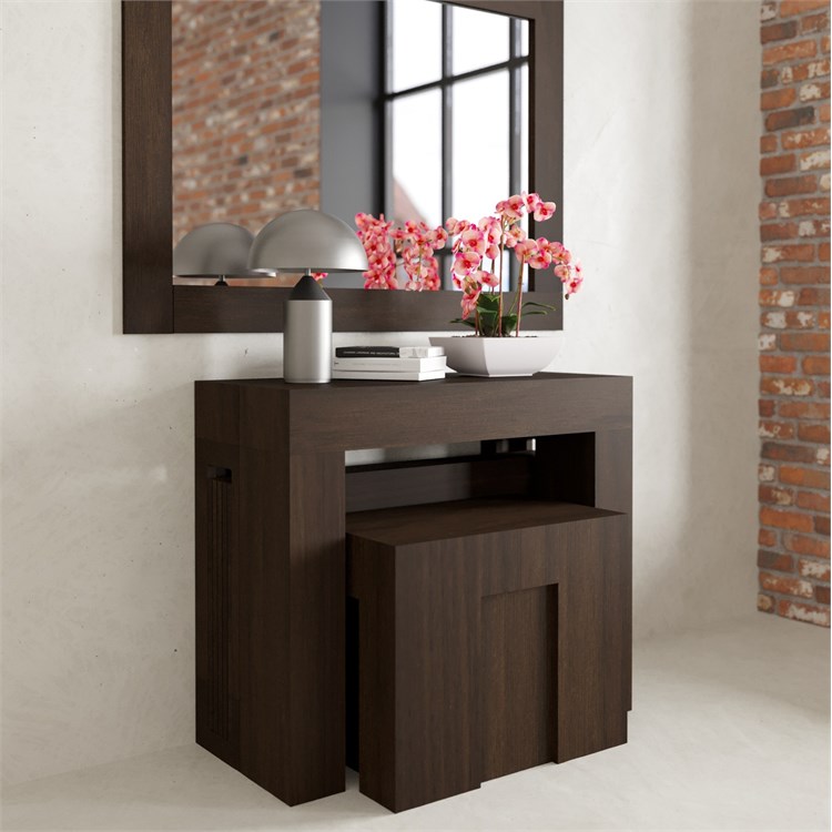 copy of Extensible console Kilika in laminated wood folding in Consolle